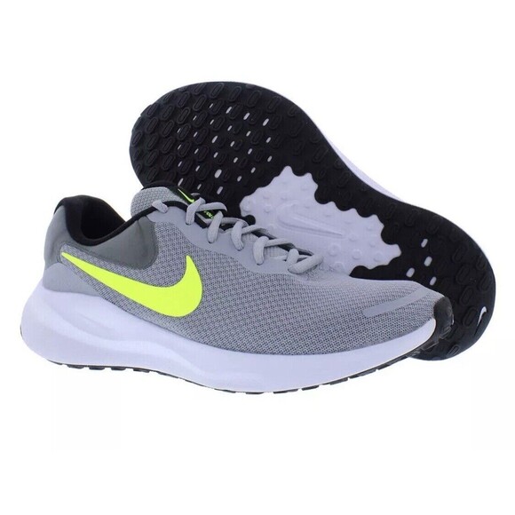 Nike Revolution 7 Wolf Grey Volt Running Shoes Sneakers Mens Size's FB22… - Picture 2 of 16